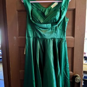 Emerald Green Vintage Style Dress
